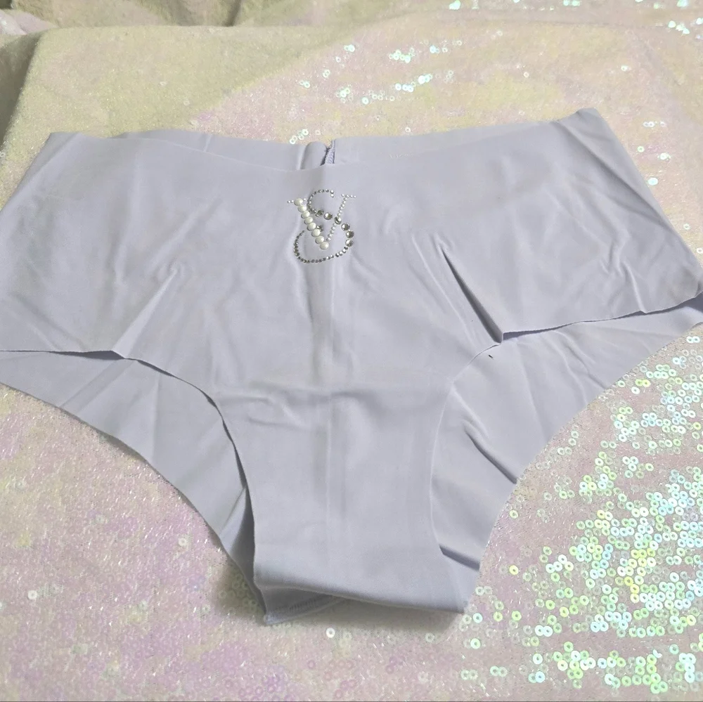 5/$40🛍 Victoria's Secret No Show Cheeky Panty Light Blue NWOT